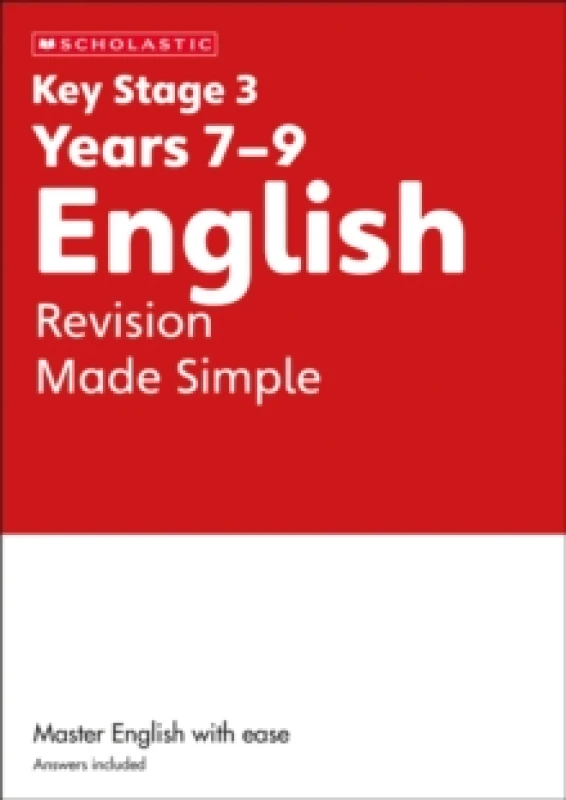 Image of KS3 English Revision Made Simple Years 7-9 Paperback / softback