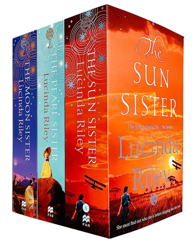 Image of The Seven Sisters Series 4-6 Books Collection Lucinda Riley The Pearl Sister The Moon Sister The Sun Sister Lucinda Riley Books