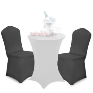 Image of Chair Cover 2Pcs Set Anthracite