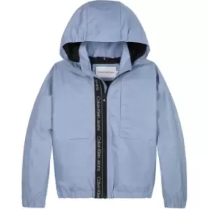 Image of Calvin Klein Jeans Logo Tape Jacket - Blue