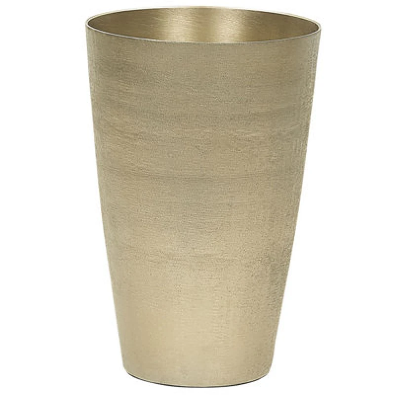 Image of Beliani Flower Vase Amrit Metal 31cm Gold