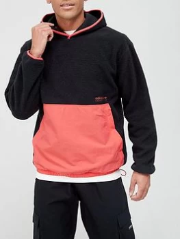 Image of adidas Originals Adventure Hoodie - Black, Size S, Men