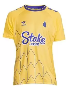 Image of Fanatics Mens Everton Third Shirt 2022/23 - Yellow, Yellow, Size L, Men