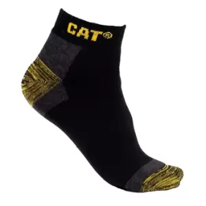 Image of CAT Workwear Mens Premium 3 Pack Pair Trainer Work Socks One Size
