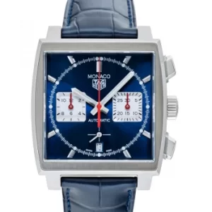 Image of Monaco Calibre Heuer 02 Automatic Blue Dial Mens Watch