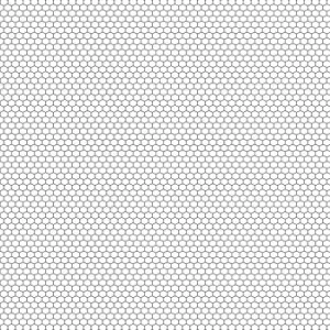 Image of 1200mm Acrylic Gloss Mosaics/Hexagon - Mermaid