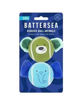 Image of Rosewood X Battersea Battersea Rubber Ball Animals (Set Of 2)