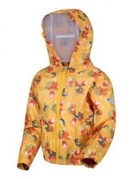 Image of Regatta Girls Muddy Puddle Jacket - Yellow, Yellow, Size 6-12 Months, Women