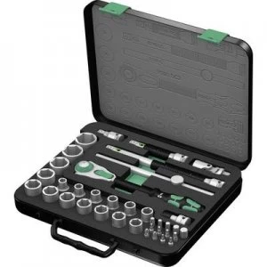 Image of Wera 8100 SC 2 Zyklop Bit set Metric 1/2 (12.5 mm) 37 Piece 05003645001