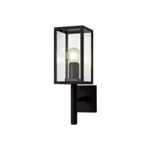 Image of Luminosa Lighting - Upward Wall Lamp, 1 x E27, IP54, Graphite Black