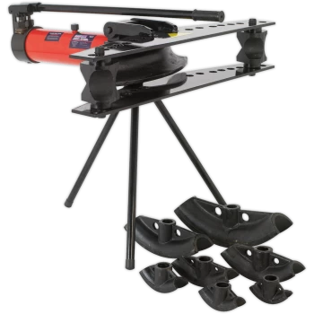 Image of Sealey PBS91 Industrial Hydraulic Pipe Bender with Stand 15 Tonne