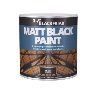 Image of Blackfriar Matt Black Paint 250ml