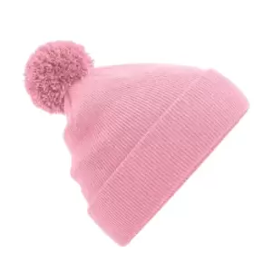 Image of Beechfield Childrens/Kids Original Pom Pom Beanie (One Size) (Dusty Pink)