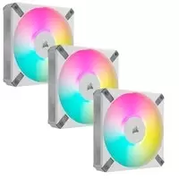 Image of Corsair AF120 RGB ELITE 120mm High-Performance PWM Triple Fan - White