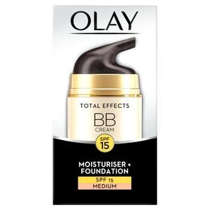 Image of Olay Total Effects 7in1 BB Cream Moisturiser Medium 50ml