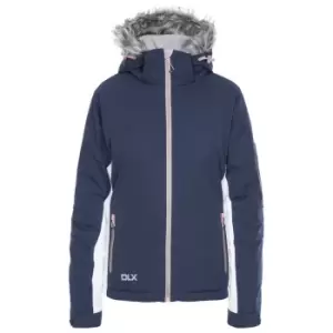 Image of Trespass Womens/Ladies Sandrine Waterproof Ski Jacket (S) (Navy)