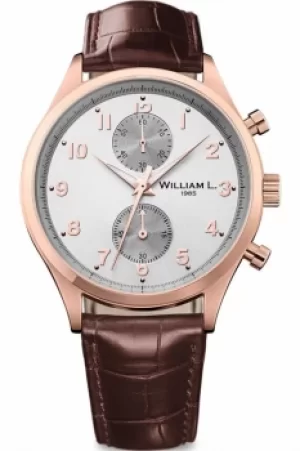 Image of Mens William L 1985 Small Chrono Chronograph Watch WLOR02GOCM