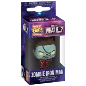 Image of POP! Pocket Keychain: Zombie Iron Man - Marvel for Merchandise