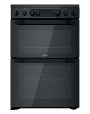 Image of Hotpoint HDM67V9CMB Double Oven Electric Cooker