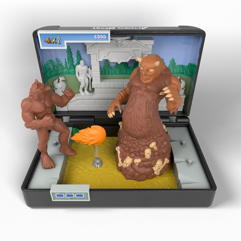 Image of Console Heroes Sega Mega Drive Altered Beast Graveyard Diorama
