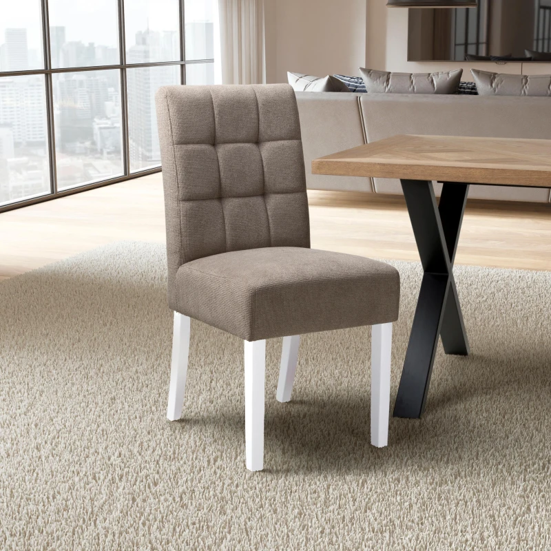 Image of Shankar Set of 2 Moseley Light Brown Dining Chairs Light Brown - W unisex 58x92x45