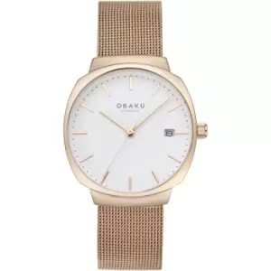 Image of Ladies Obaku Felt Lille Rose Watch