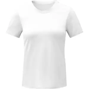 Image of Elevate Womens/Ladies Kratos Short-Sleeved T-Shirt (M) (White)