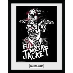 Image of Full Metal Jacket Sergeant Hartman Framed Collector Print