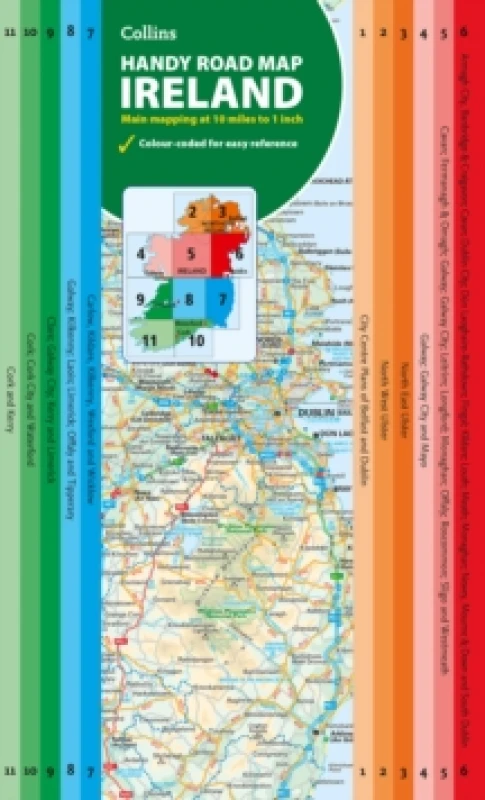 Image of Map of Ireland Handy : Ideal for Route Planning Sheet map, folded