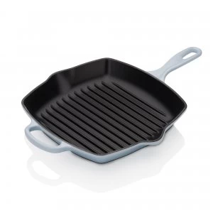 Image of Le Creuset Signature Cast Iron Grillit Coastal Blue