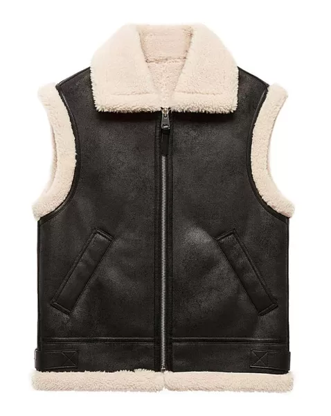 Image of Mango Harriet Waistcoat Black Female S FB61001