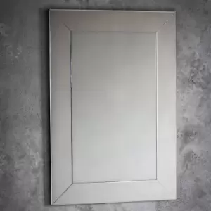 Image of Nalsea Rectangle Mirror 60 x 90cm Silver