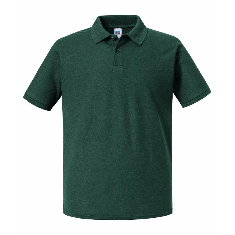Image of Russell Authentic Eco Polo Shirt Bottle Green male