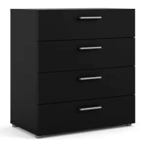 Image of Pepe Chest Of 4 Drawers In Black