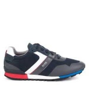 Image of Hugo Boss Parkour Runner Trainers Navy/White Size 7 Men