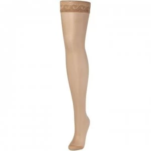 Image of Pretty Polly Nylons 10 denier gloss hold ups - Burgundy