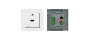 Image of Kramer Electronics WP-789T/EU-80/86(W) socket-outlet HDMI White