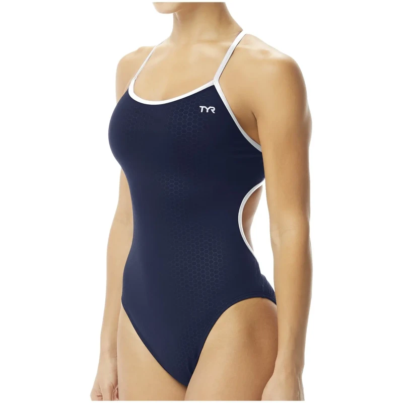 Image of One Piece swimsuit For Her TYR Hexa Trinityfit Bleu Female 30
