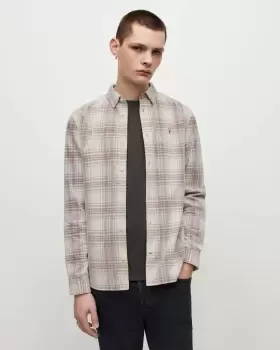 Image of AllSaints Pinzolo Checked Shirt