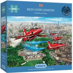 Image of Reds Over London Jigsaw Puzzle - 1000 Pieces