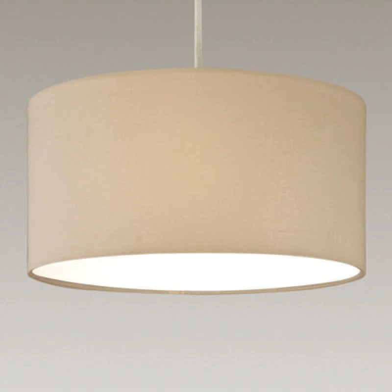 Image of K Living Modern Drum Cream Pendant Ceiling Light Shades With Diffuse