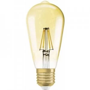 Image of OSRAM LED (monochrome) EEC A++ (A++ - E) E27 Bulged 6.5 W = 51 W Gold (Ø x L) 64mm x 143mm dimmable, Filament