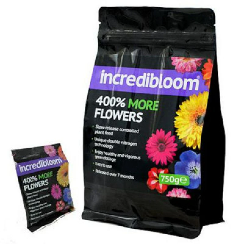 Image of Thompson & Morgan Plant Fertiliser 'incredibloom' - 750G Pack X 1 - Easy-To-Use - 4 Times More Flowers