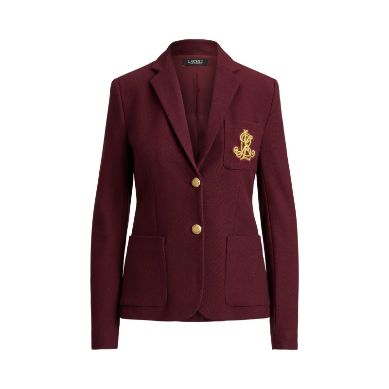 Image of Lauren by Ralph Lauren Womens Anfisa Blazer Dark Garnet female 14 (L)