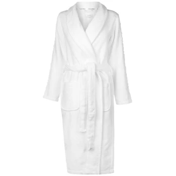 Image of Calvin Klein Calvin Terry Robe Womens - White