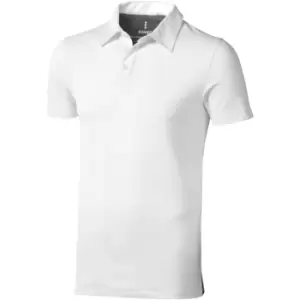 Image of Elevate Mens Markham Short Sleeve Polo (M) (White)