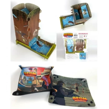 Image of Big Eyes, Small Mouth (BESM) 4th Edition - Dice Tower and Trays