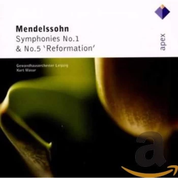 Image of Felix Mendelssohn - Mendelssohn : Symphonies Nos 1 CD
