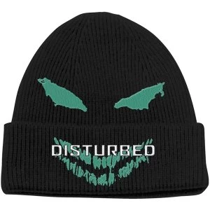 Image of Disturbed - Green Face Unisex Beanie Hat - Black