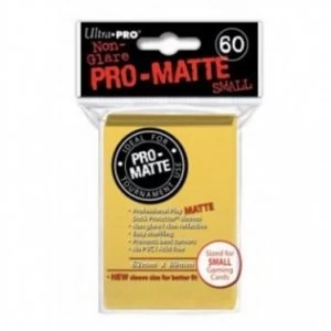 Image of Ultra Pro Matte Small Yellow DPD 10 Packs Of 60
